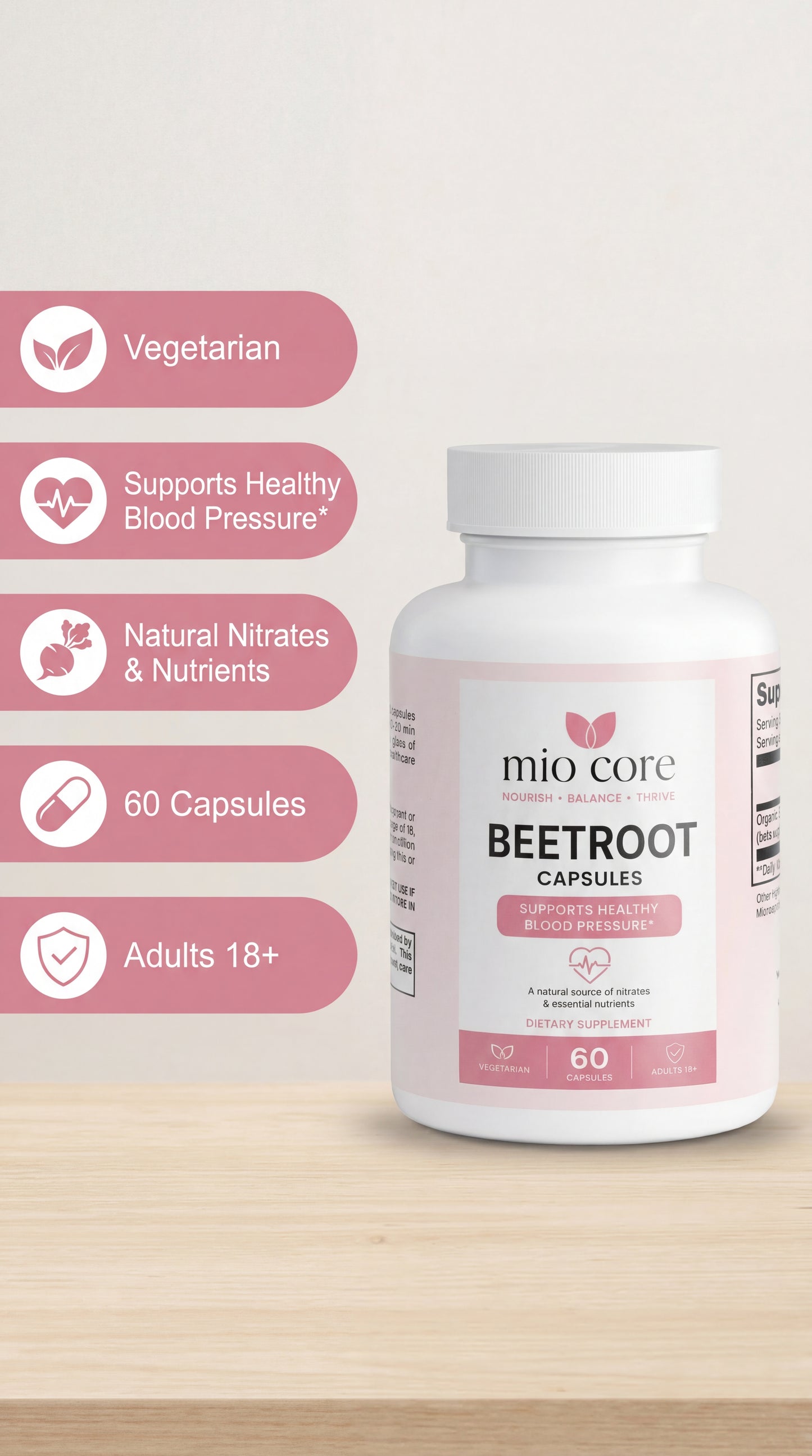 Mio Core Beetroot Capsules+